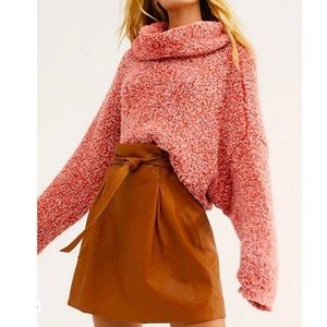 Free People BFF sweater turtle neck mock neck